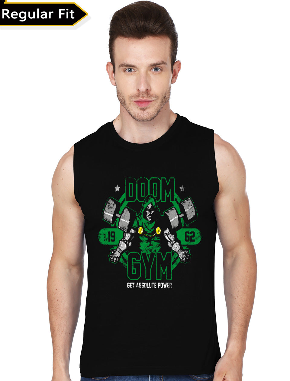 Doom Gym Black Vest