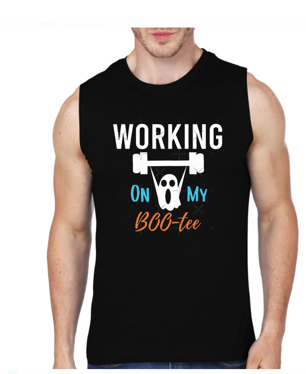 Ghost Gym Sleeveless T-Shirt Style007
