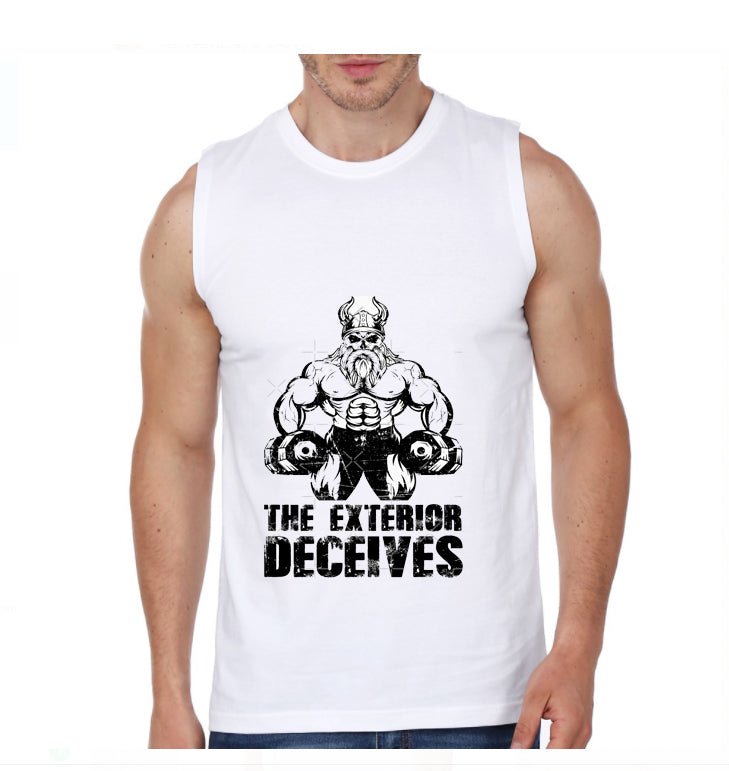 Ghost Gym Sleeveless T-Shirt Style015