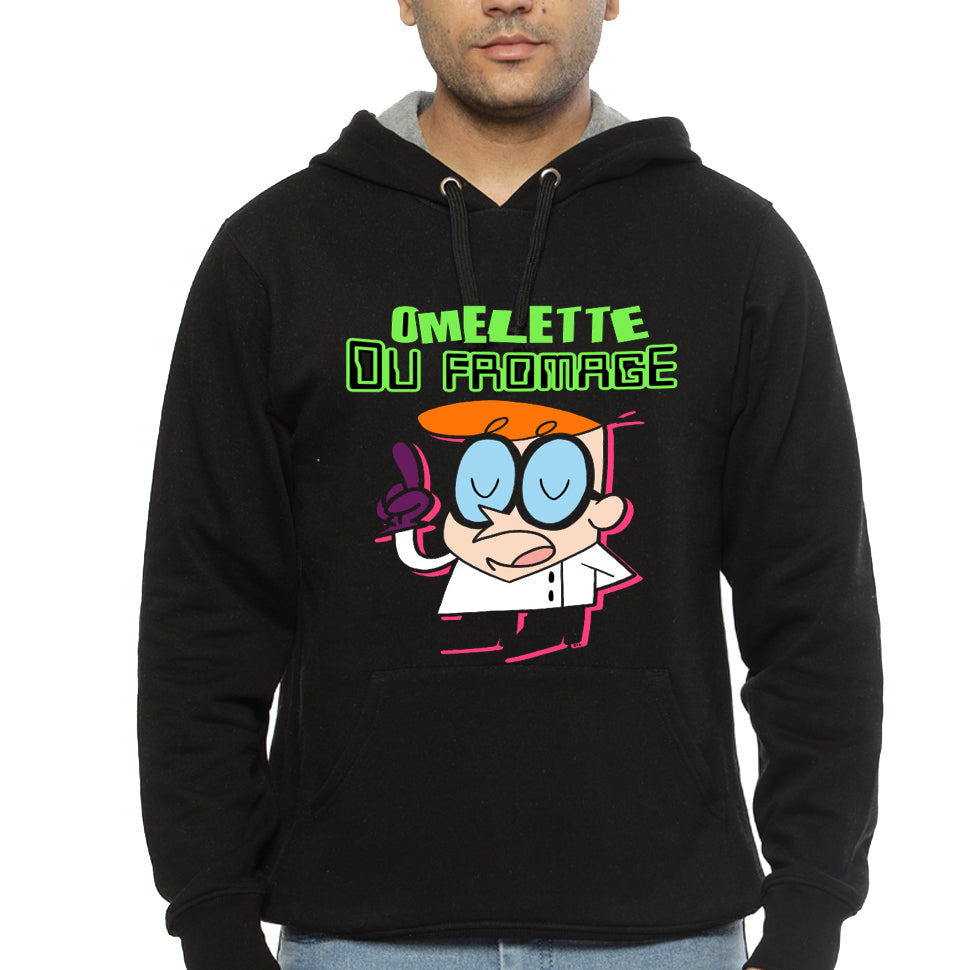 Dexter’s Lab Omelette Black Hoodie