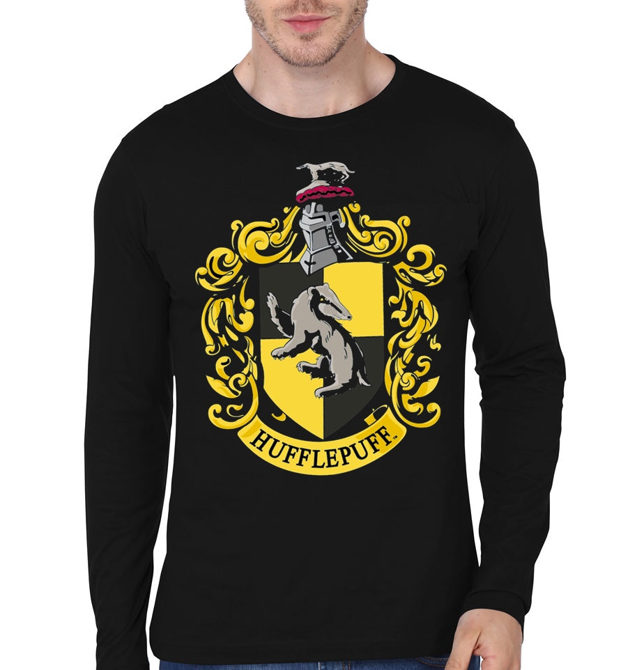 Hufflepuff Black Full Sleeve T-Shirt