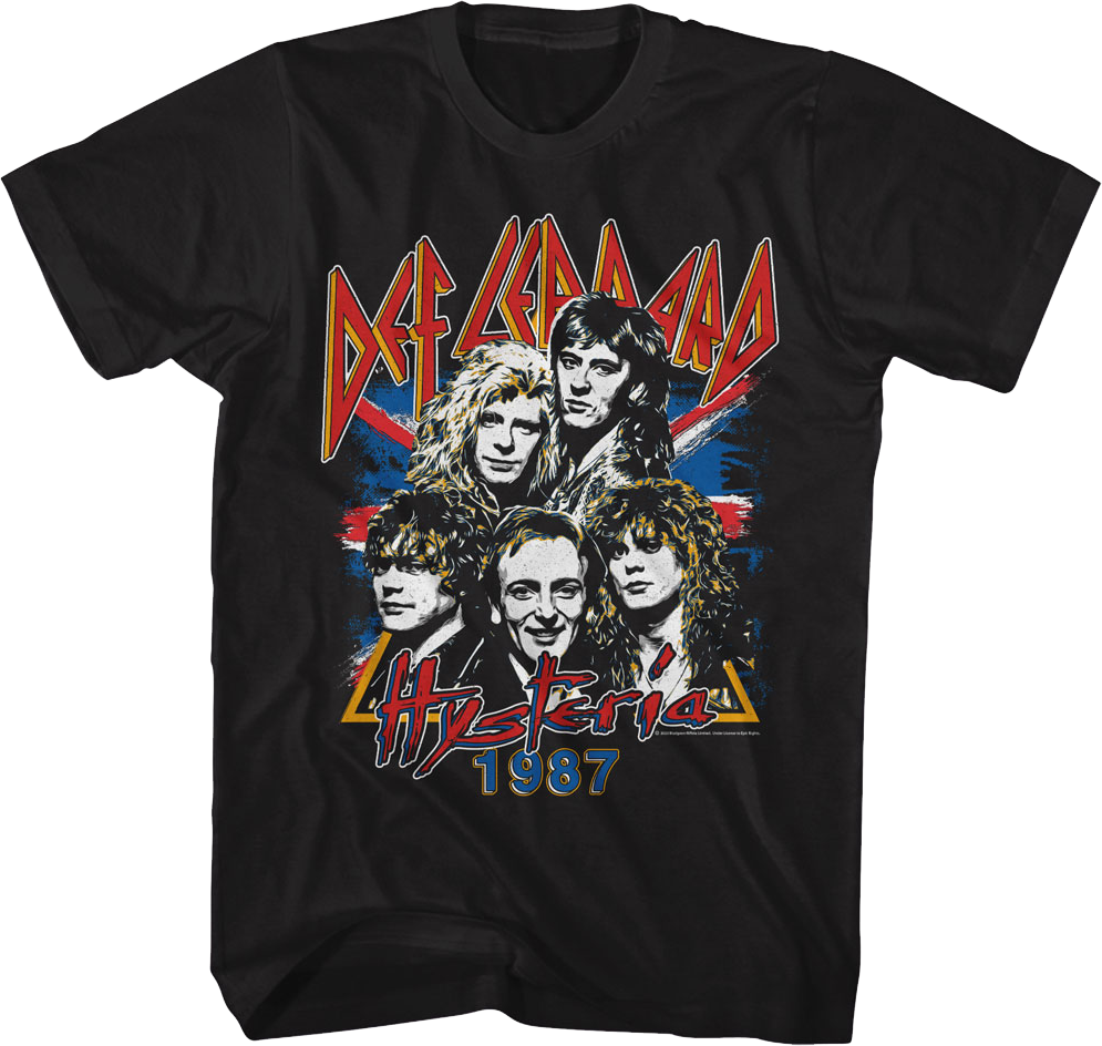 Hysteria 1987 Def Leppard T-Shirt