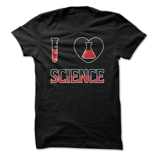 I Like Science Black T-Shirt