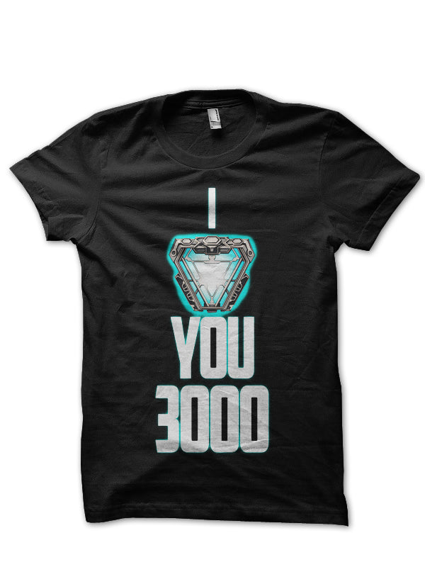 I Love You 3000 Black T-Shirt
