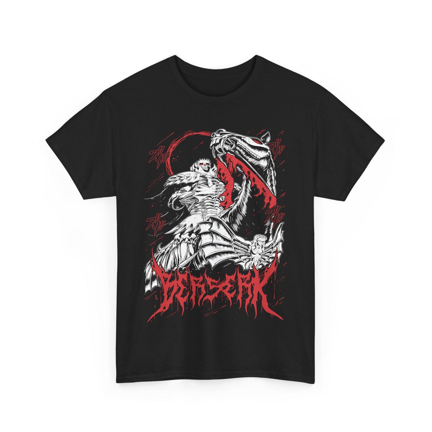Anime Vintage Special Unisex T-shirt, Manga Shirt, Japan, Anime Manga Shirt, Anime Shirt,Black Swordsman, Skull Knight, Graphic Anime Tee
