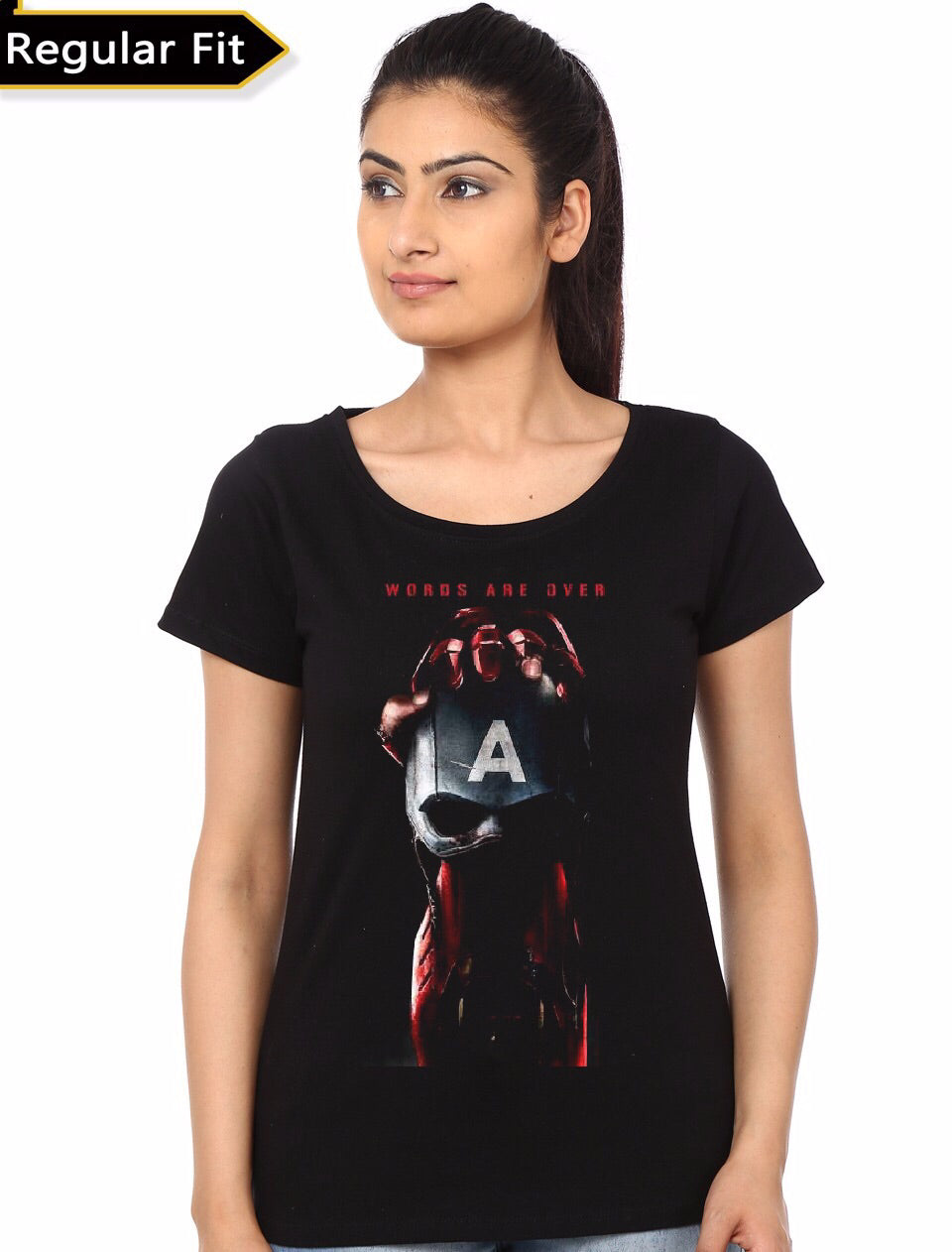 Civil War Girl’s Black T-Shirt