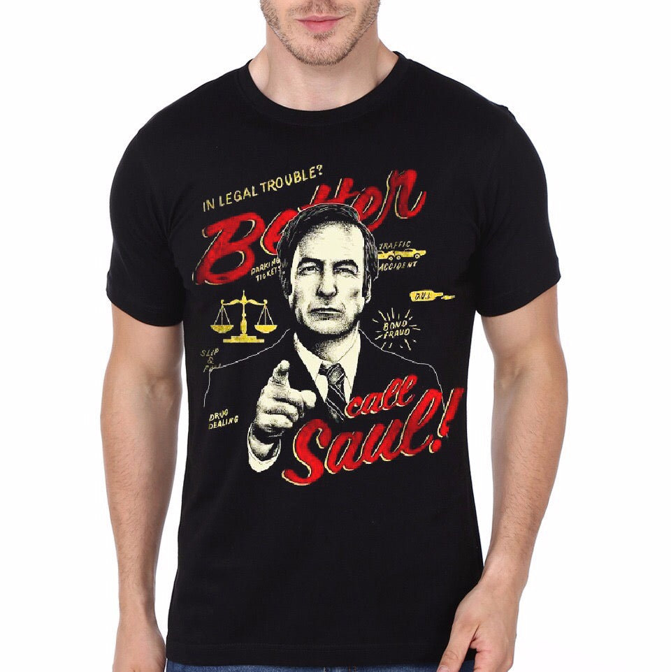 Better Call Saul Black T-Shirt