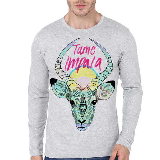 Impala Grey Full Sleeve T-Shirt