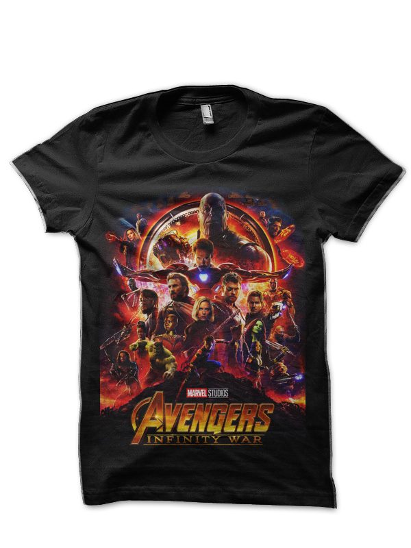 Infinity War Black T-Shirt Style001