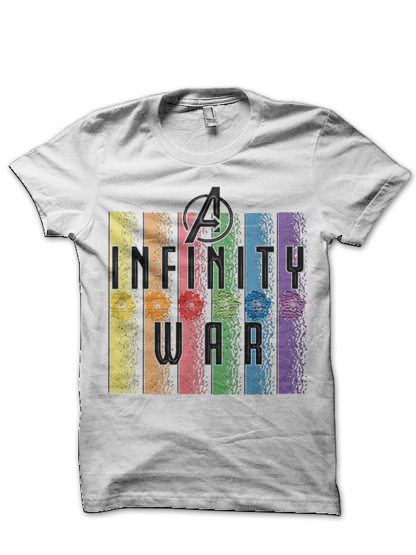 Infinity War White T-Shirt Style005