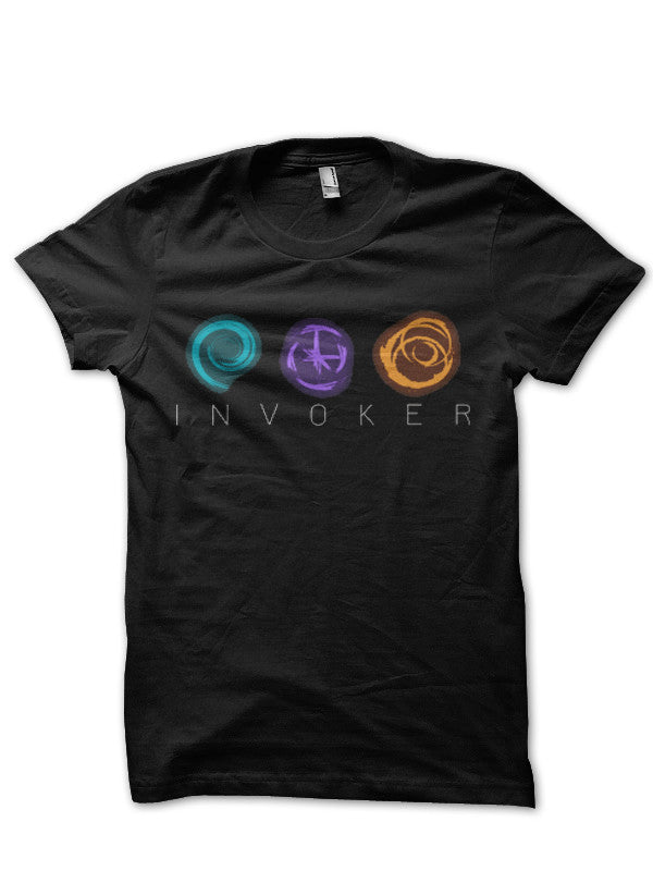 Dota 2 Invoker Black T-Shirt