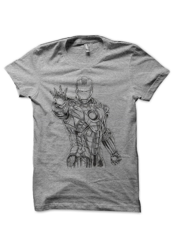 Iron Man Grey T-Shirt