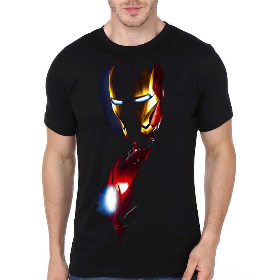 Iron Man Black T-Shirt Style002