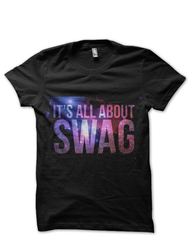 Its Swag Black T-Shirts