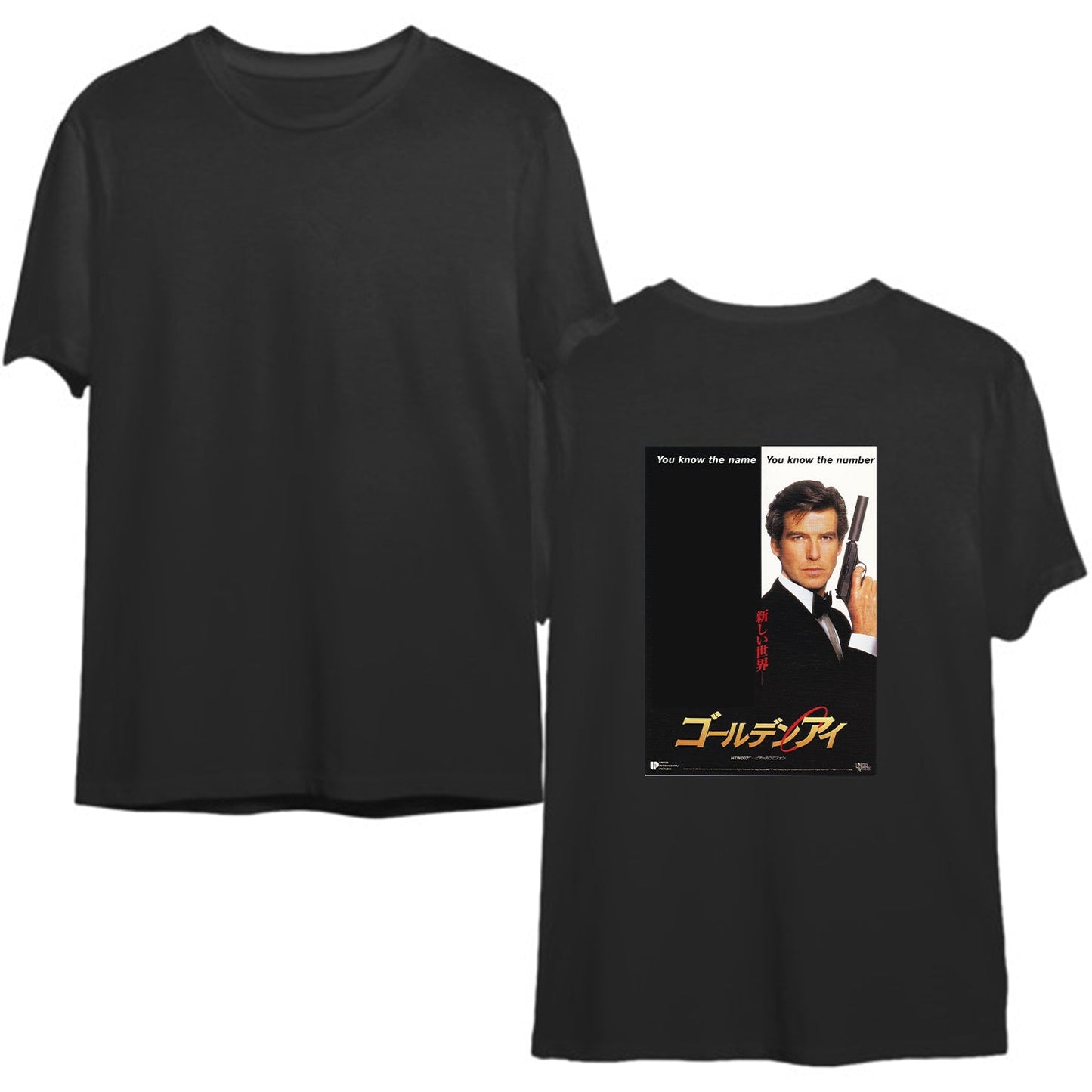 James Bond 007 Unisex T-Shirt: Goldeneye Japanese Poster