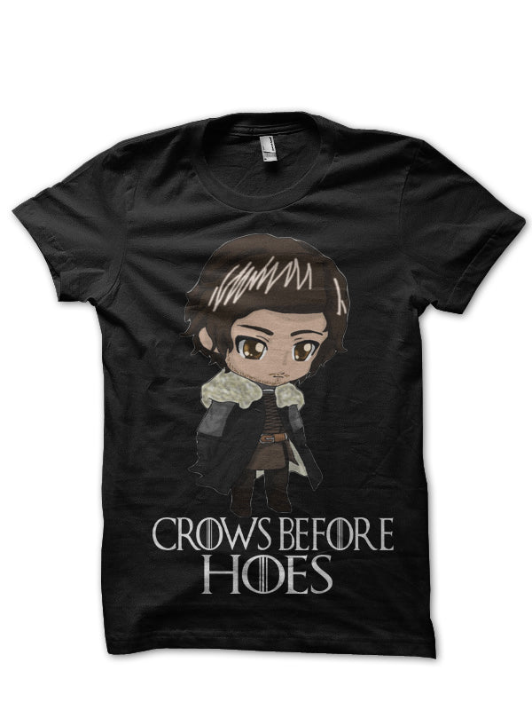 Jon Snow Black T-Shirt