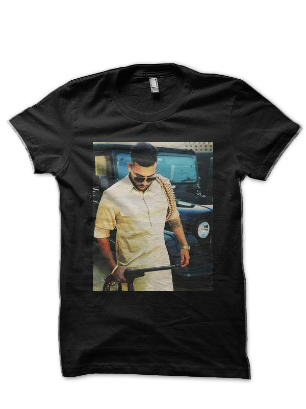 Karan Aujla Black T-Shirt