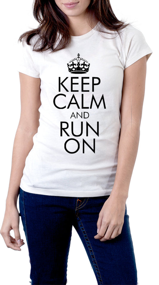 Keep Calm White Girls Top