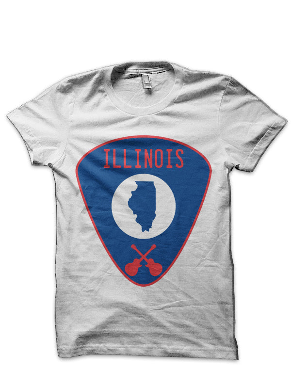 Illinois Guitar Pick T-Shirt