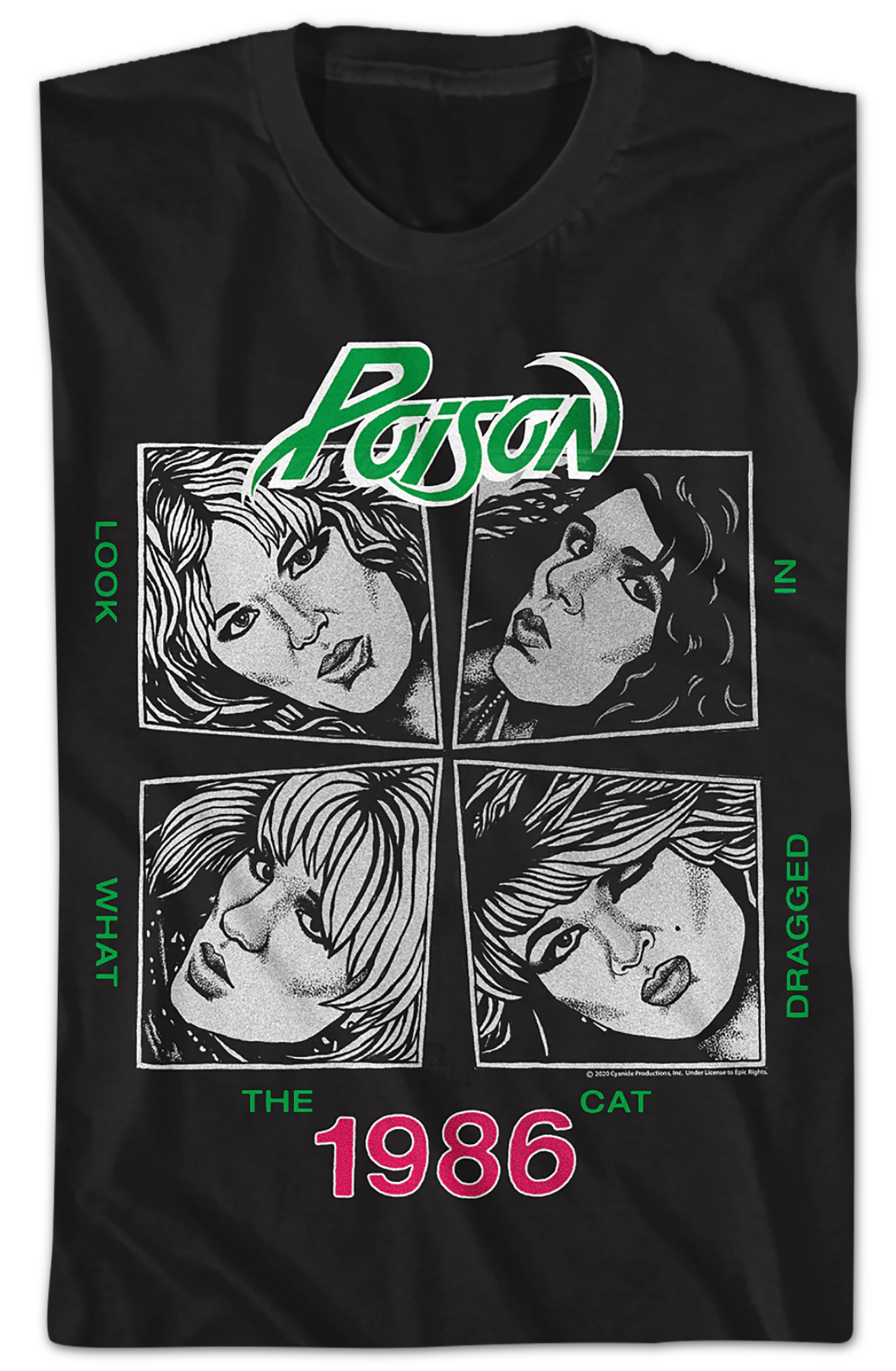Look What The Cat Dragged In Sketch Poison T-Shirt