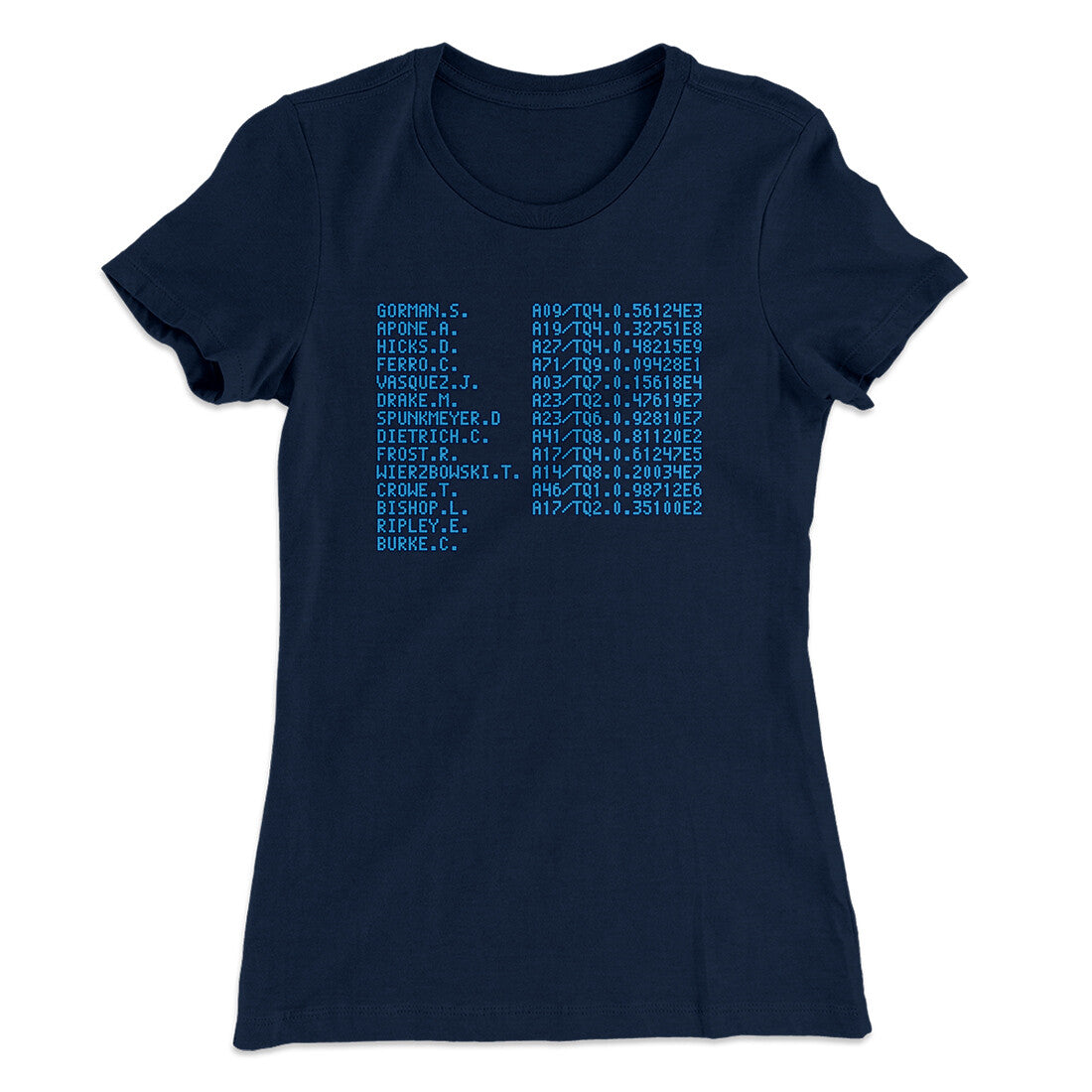 Uss Sulaco Crew List Women's T-Shirt