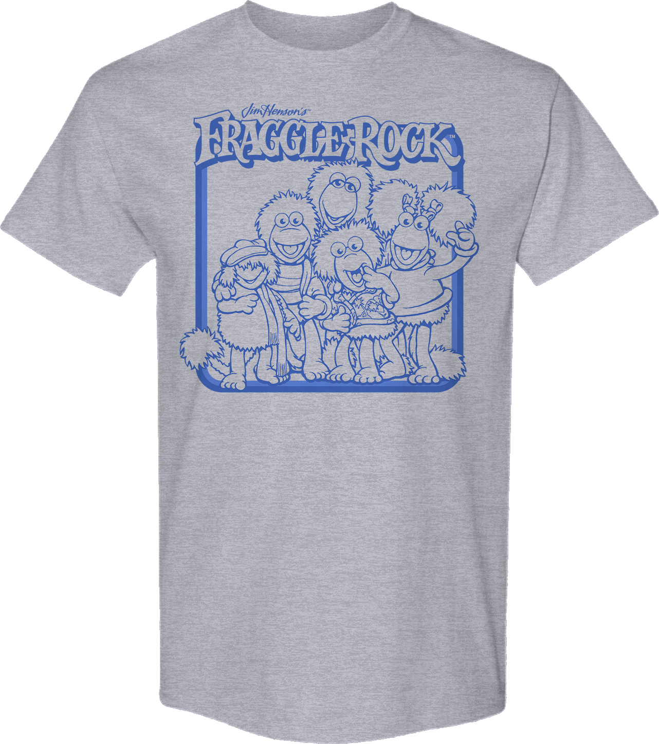 Monochrome Group Photo Fraggle Rock T-Shirt