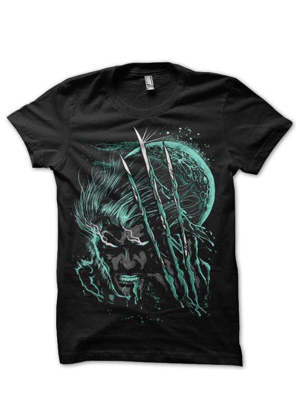 Monster Wolverine Black Tee