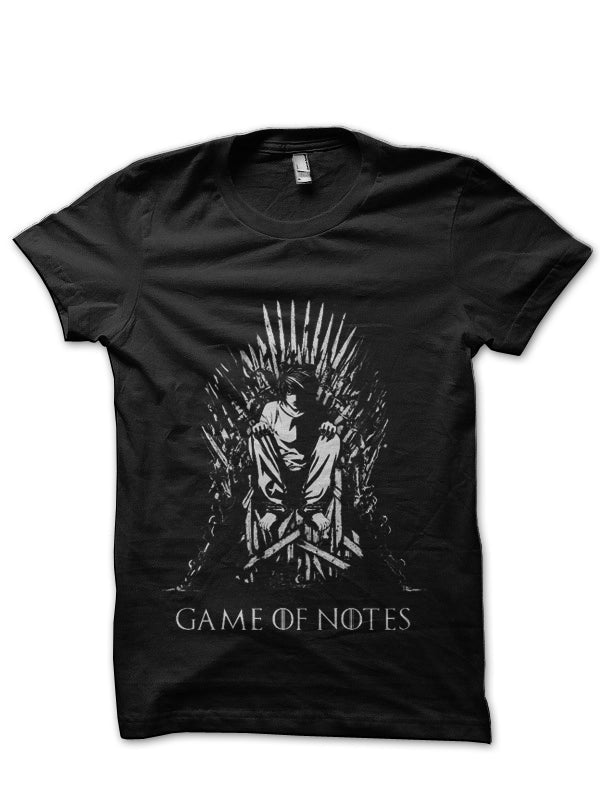 Game of Notes – Death Note Black T-Shirt