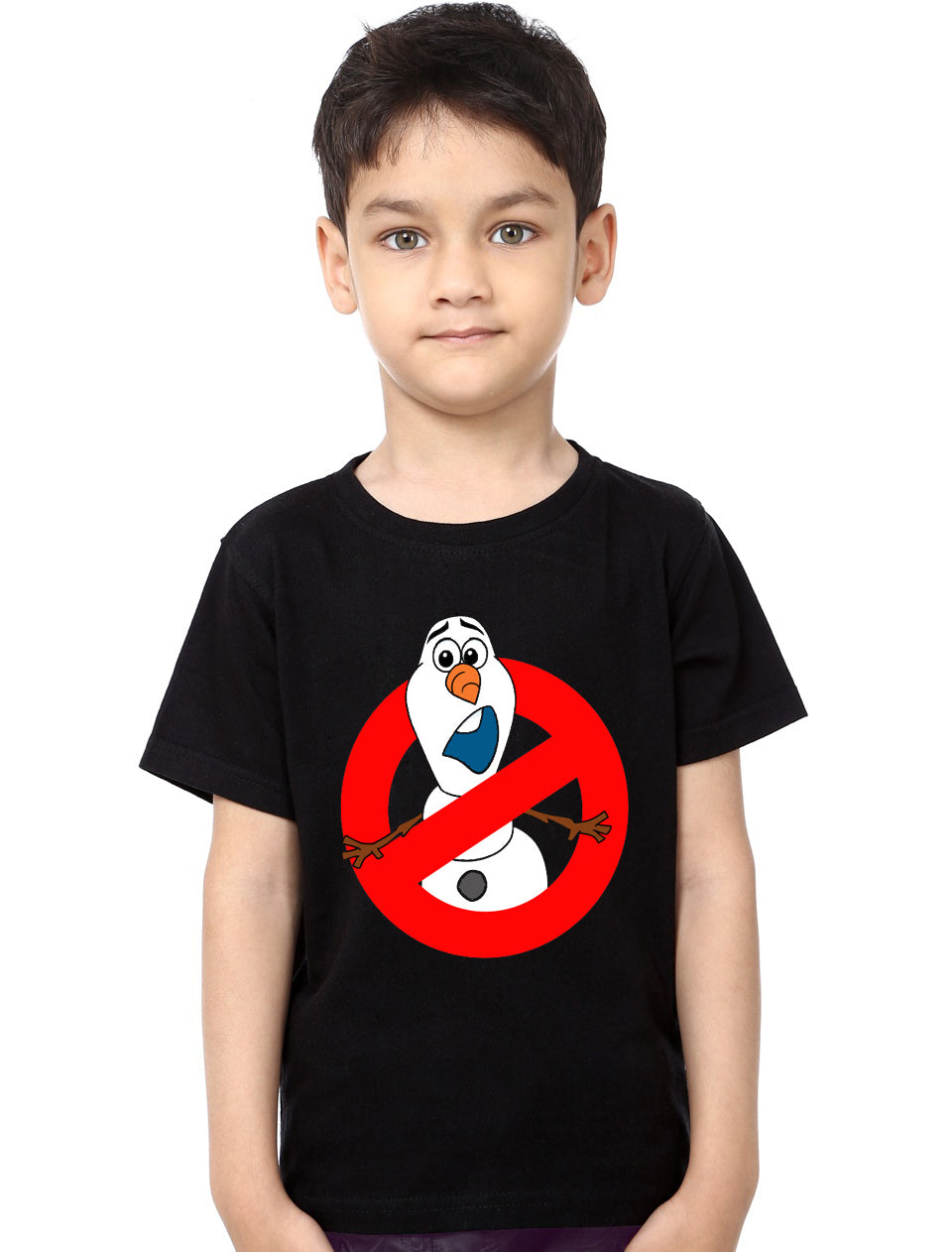 Frozen Kid’s Black Unisex T-Shirt