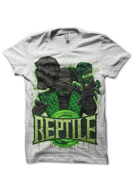 Reptile White Tee (Black Colour Available)
