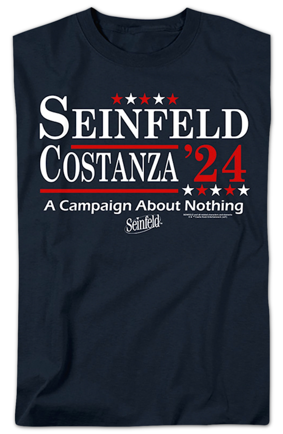 Seinfeld & Costanza '24 Campaign Poster Seinfeld T-Shirt