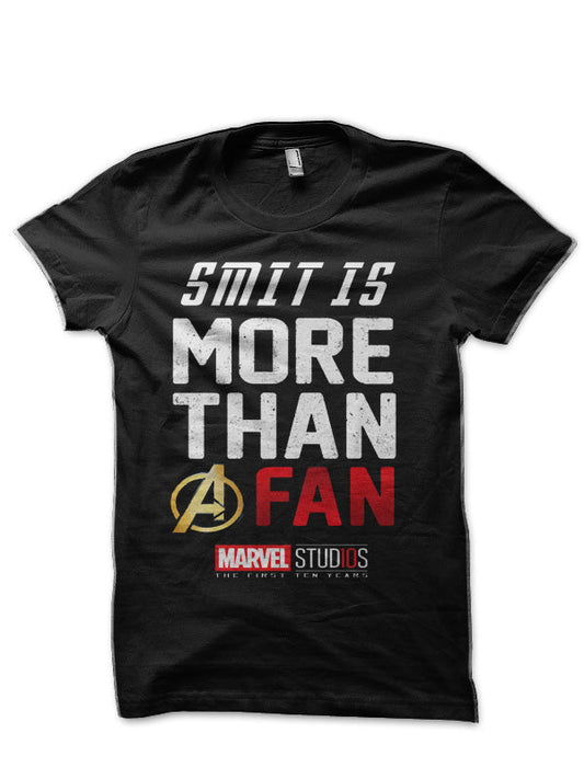 More Than A Fan Black T-Shirt Style001