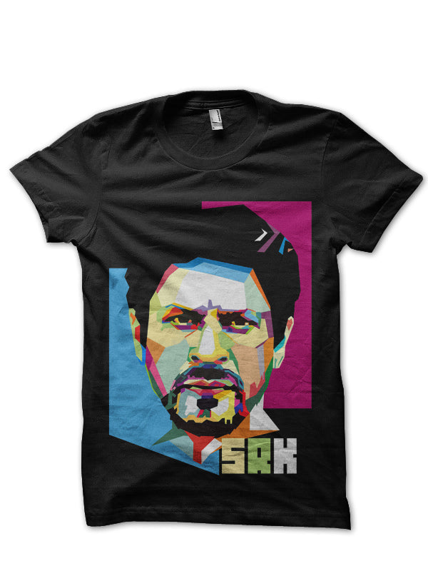 Bollywood King Black T-Shirt