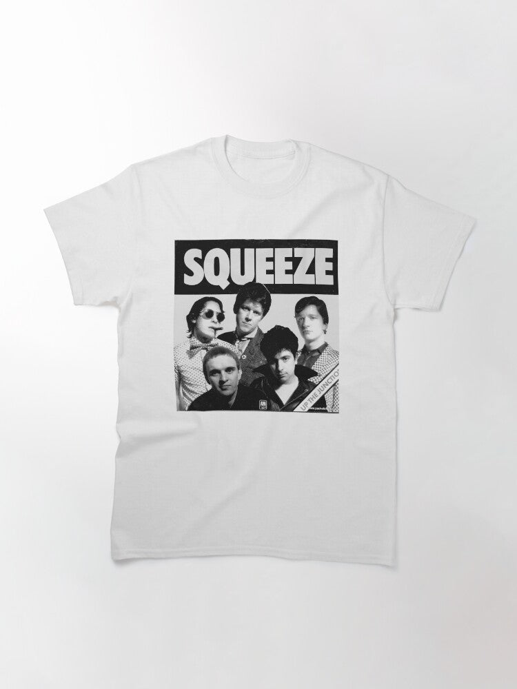 Retro Amazing Squeeze Rock Band Music Man Classic T-Shirt