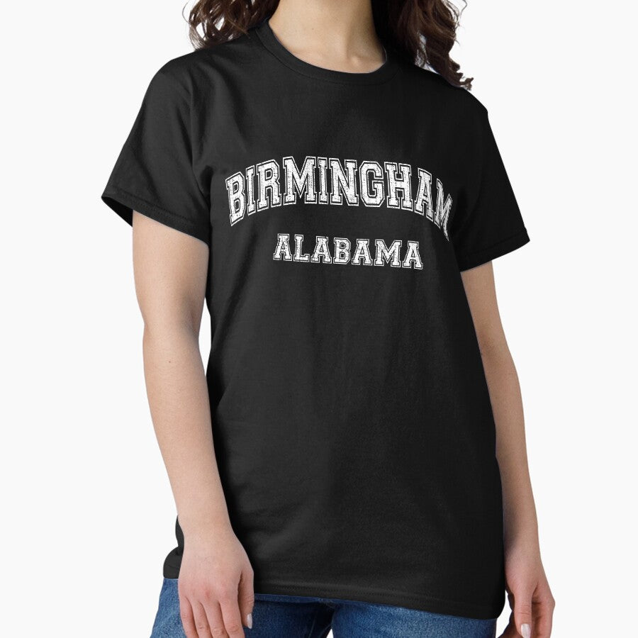 Birmingham Alabama T-University College Sports Design Classic T-Shirt