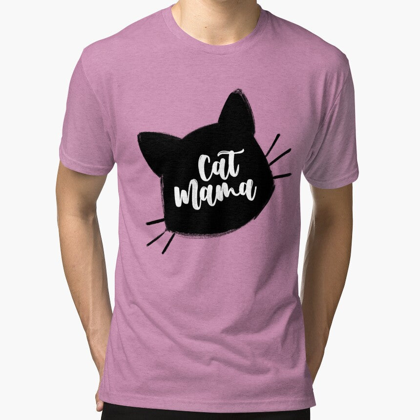 Cat Mama Tri-blend T-Shirt