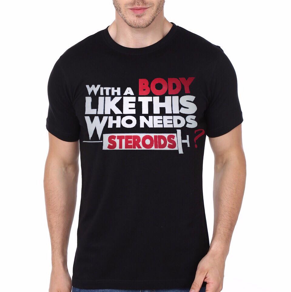 Gym Quote Black T-Shirt