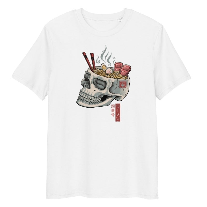 Japanese Tee Shirt - Skull Ramen