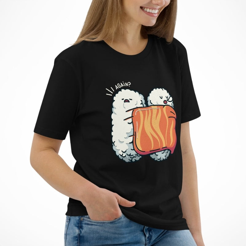 Japanese Tee Shirt - Sleeping Sushi