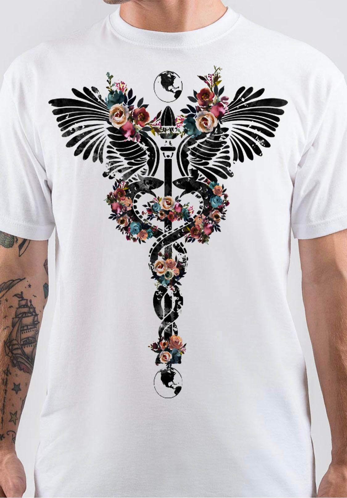 Caduceus T-Shirt Style010