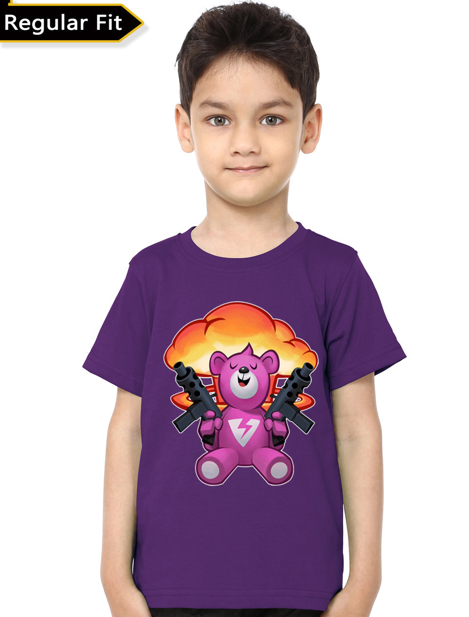 Fortnite Teddy Bear Purple T-Shirt