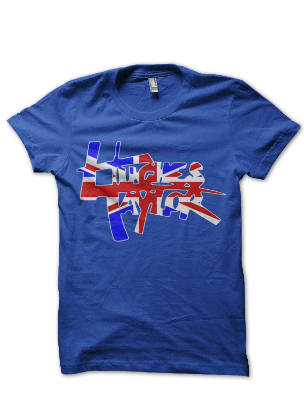 Hughes Taylor Union Jack Logo Half Sleeve (Dark Shirts)