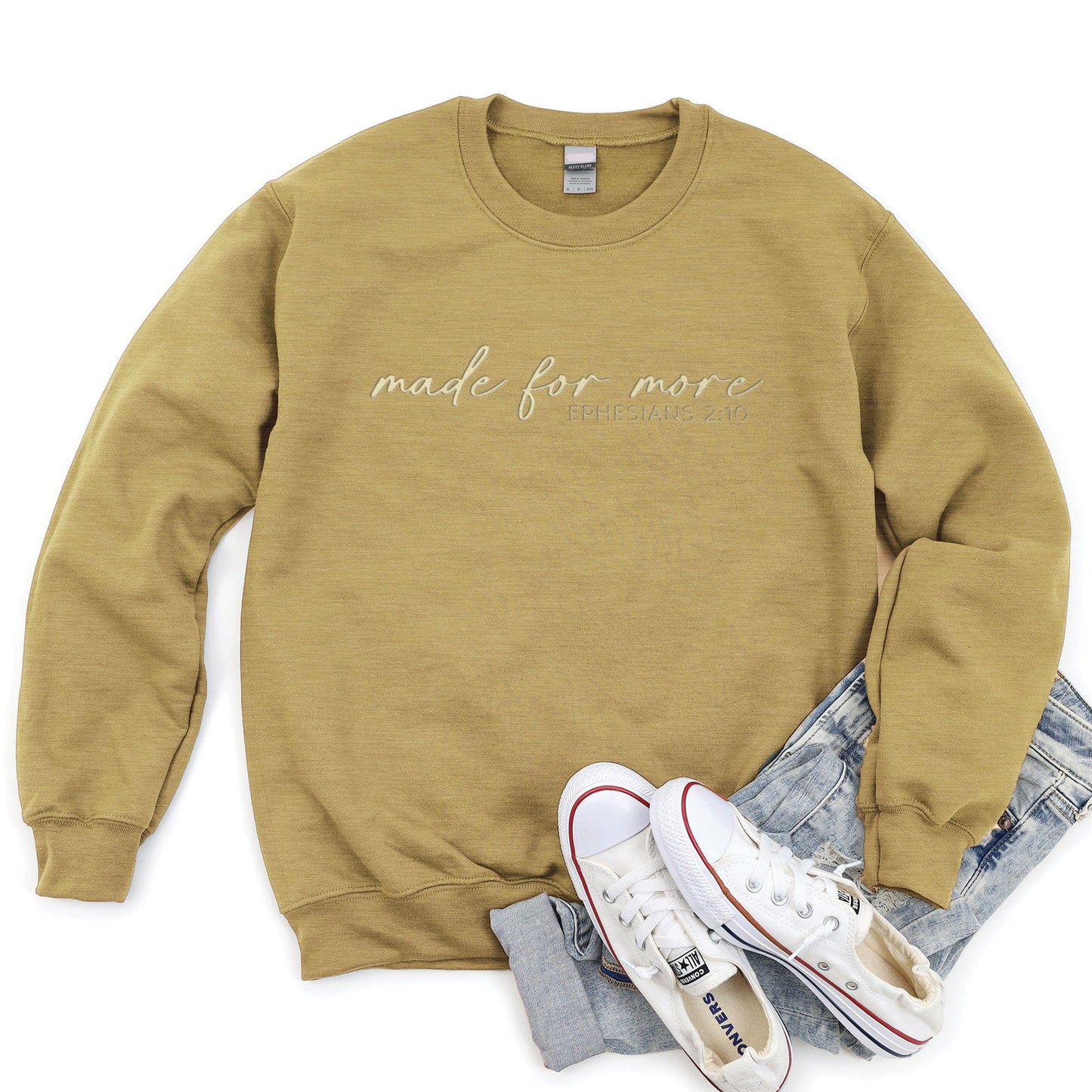 Embroidered Made for More Sweatshirt
