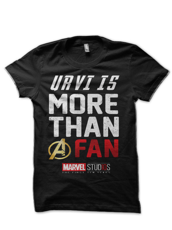 More Than A Fan Black T-Shirt Style002