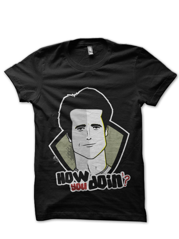 Chandler – Friends Black T-Shirt