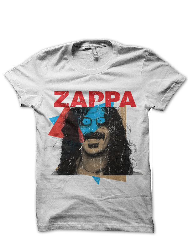 Frank Zappa Half Sleeve White T-Shirt