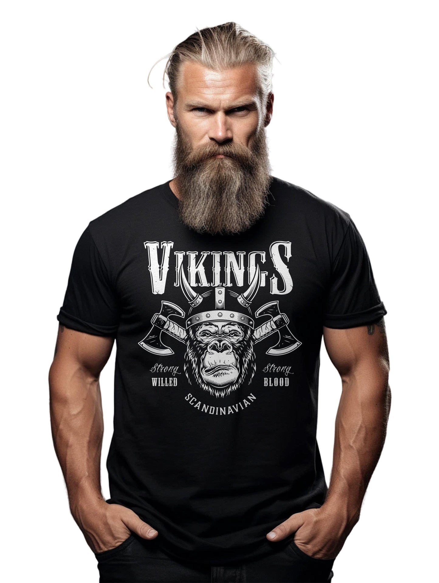 019 Vikings Ape Axes TShirt T-Shirt
