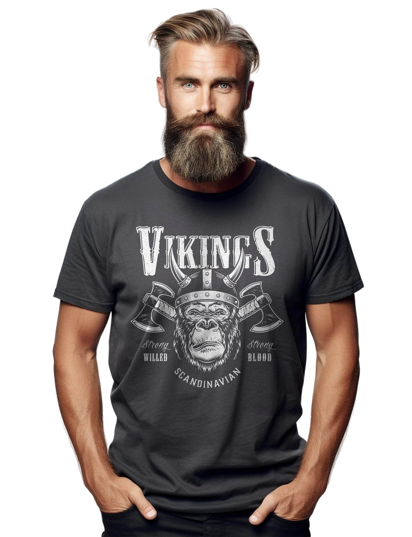 019 Vikings Ape Axes TShirt T-Shirt