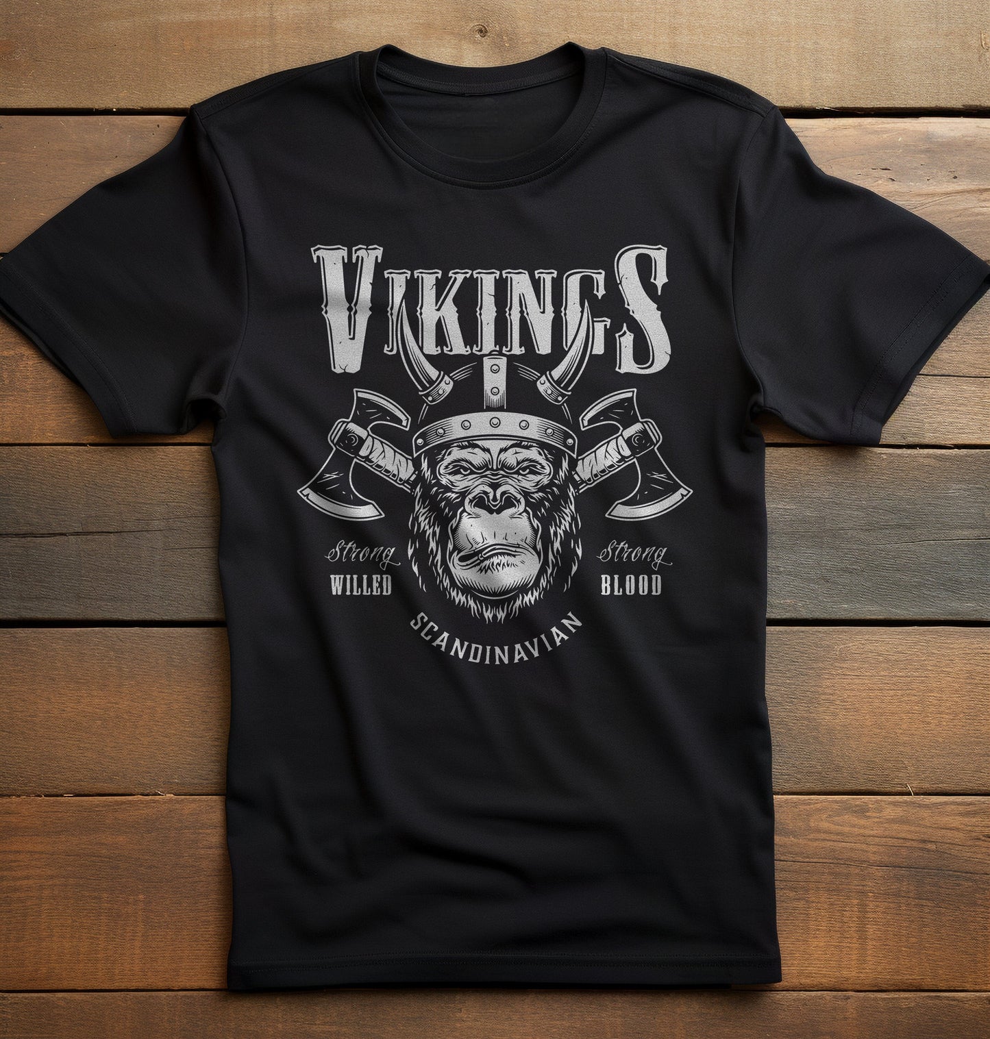 019 Vikings Ape Axes TShirt T-Shirt