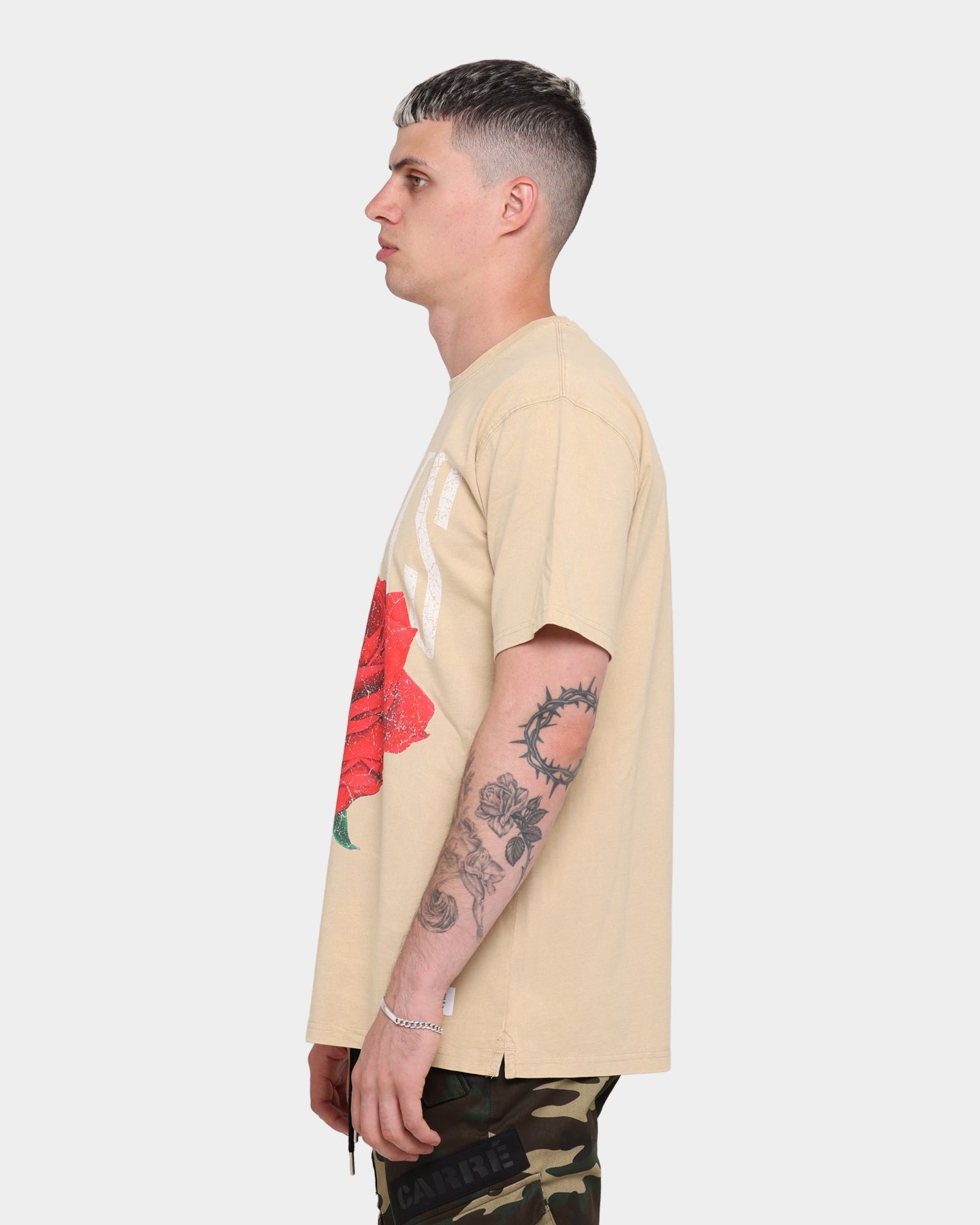 Carr√© Rose Vintage T-Shirt Stone